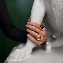 Ole Lynggaard Copenhagen BoHo Doppelring mit Diamant-Pavé - Bild 2