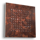 Qlocktwo FRONTCOVER EARTH 45 CREATOR´S EDITION RUST - Bild 2