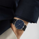 NOMOS Glashütte Minimatik 39 Datum blau - Bild 6