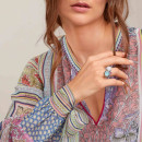 Tamara Comolli BOUTON Ring Large mit Chalcedon - Bild 4