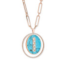 Messika Lucky Move lange Halskette GM Türkis - Bild 3