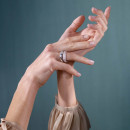 Ole Lynggaard Copenhagen Love Ring 4 mit Diamant-Pavé - Bild 2