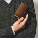 Montblanc Brieftasche 6 cc mit Geldscheinklammer aus Meisterstück Sfumato-Leder - Bild 5
