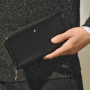 Montblanc Continental-Brieftasche 12 cc mit Reißverschluss aus Soft Leder - Bild 5