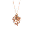 Tamara Comolli SNOWFLAKES Leaf Anhänger 'Classic/Blush'  - Bild 2