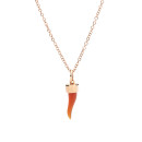 DoDo Anhänger Horn aus Roségold und Karneol - Bild 2