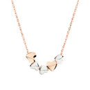 DoDo Halskette Herz aus Roségold und Silber - Bild 2