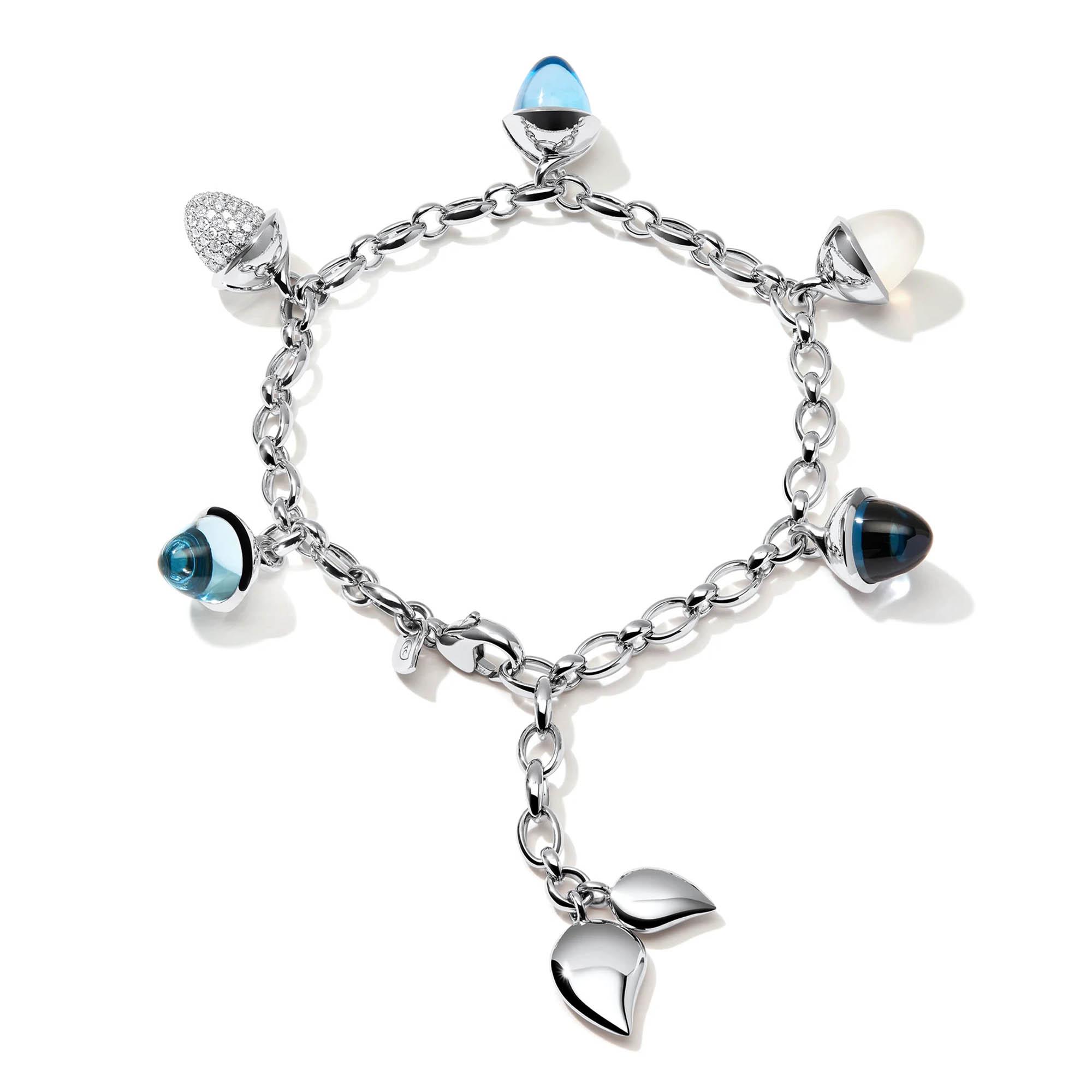 Tamara Comolli MIKADO Flamenco Charm Armband Ocean mit Diamond Pave B MFL Ch Oce p wg