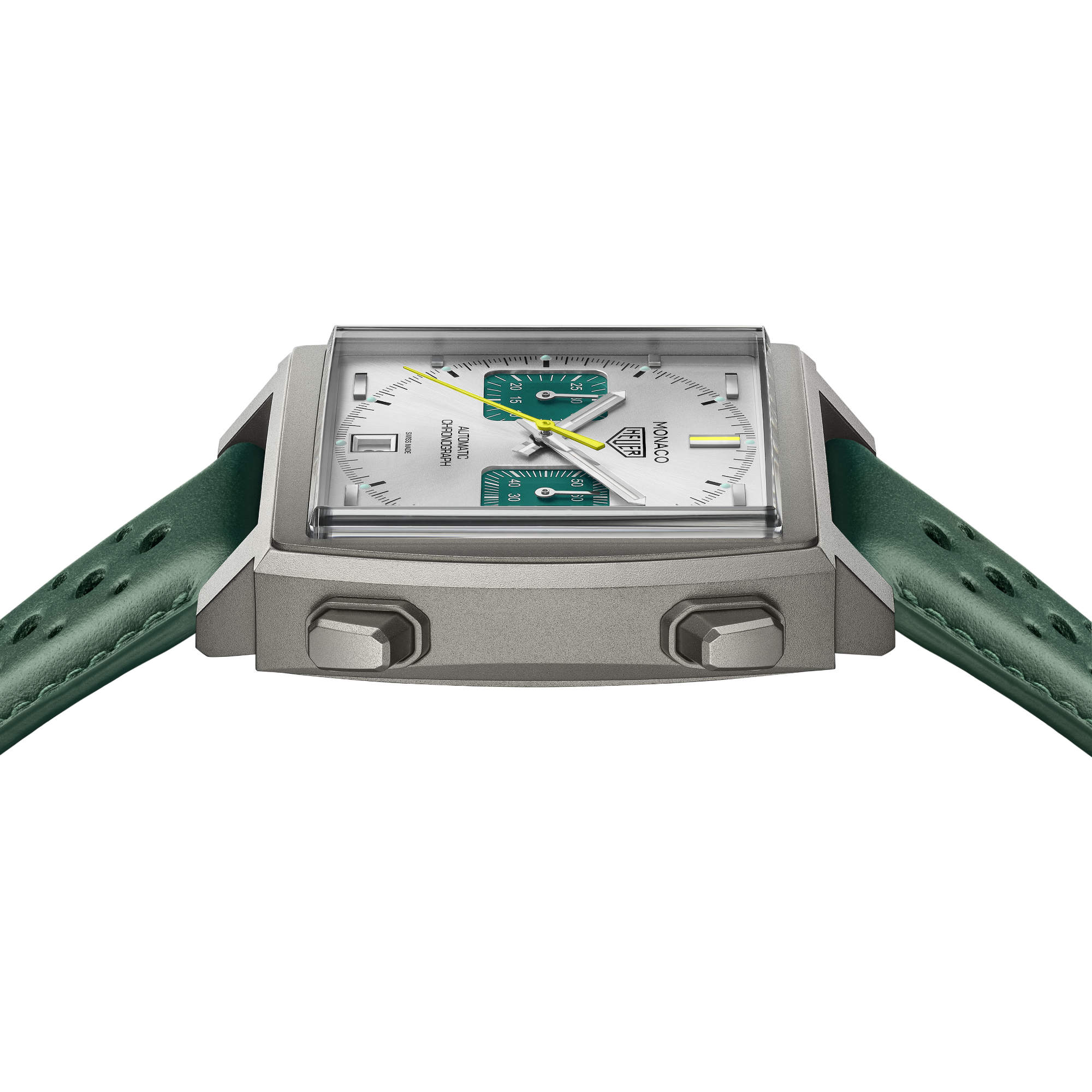 TAG Heuer Monaco Chronograph Racing Green CAW218E.FC6565