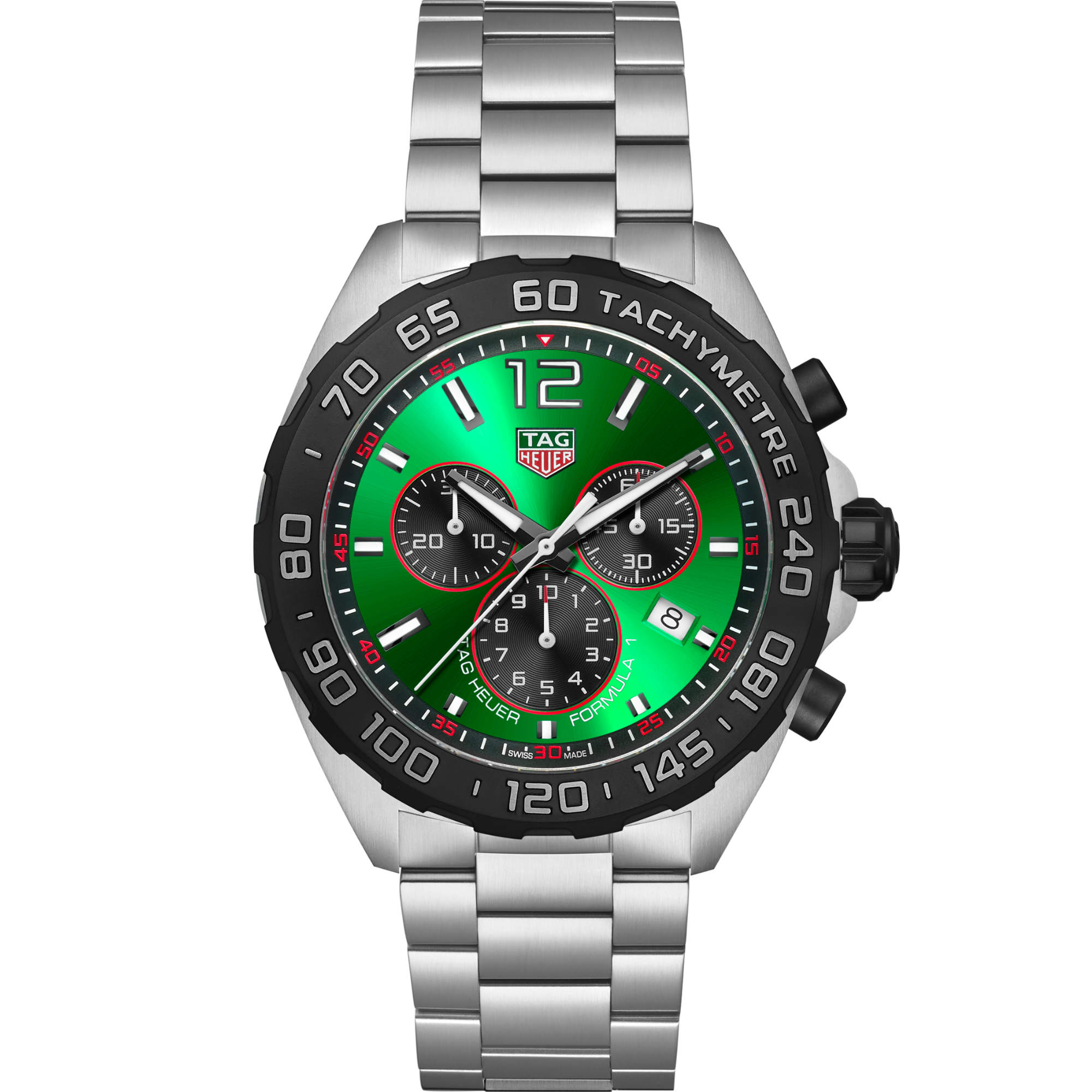 Tag heuer formula 1 stainless steel watch top