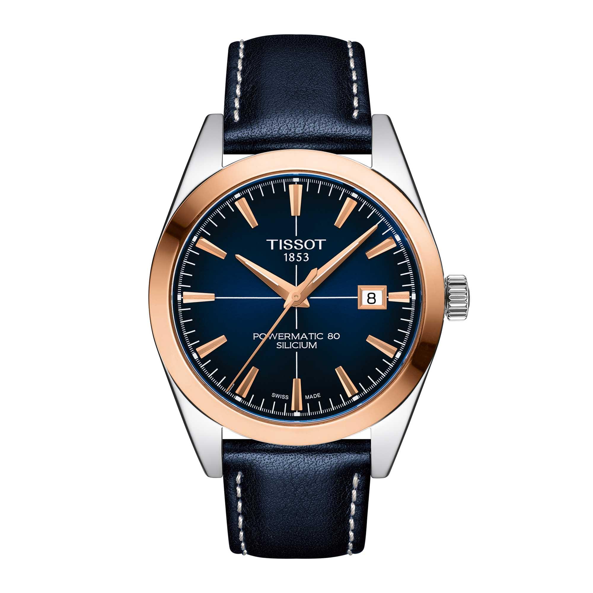 Tissot Gentleman Powermatic 80 Silicium 18K Goldlunette
