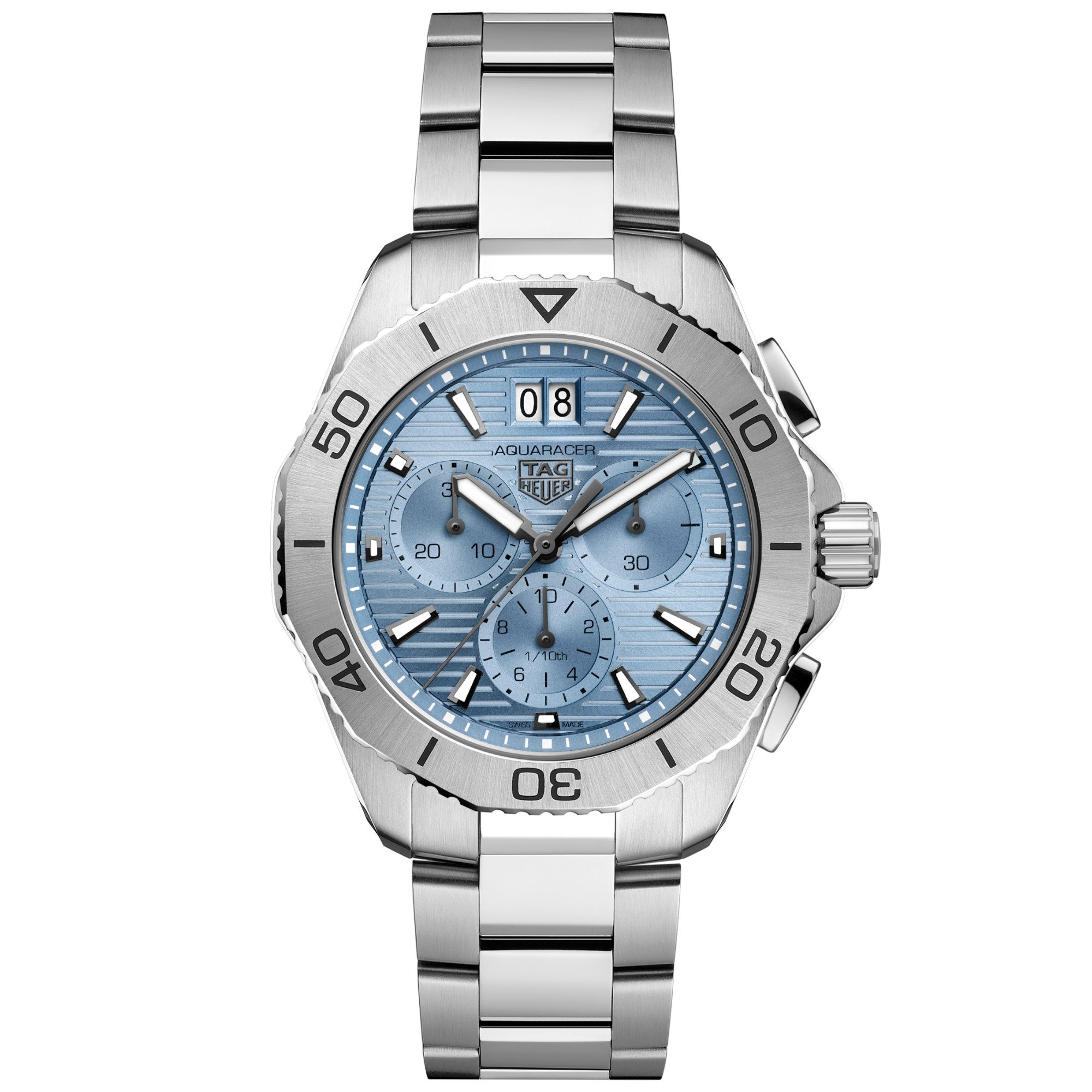 Tag heuer aquaracer silver dial outlet