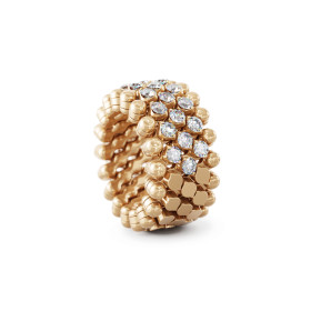 Roségold, Ringe, Serafino Consoli Brevetto Multi-Size Ring, Ref: RMS 5HM4 RG WD