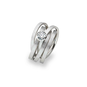         Weißgold, Ringe, Schmuckwerk Ring Saturn SR754-WG