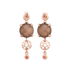         Roségold, Ohrringe, Bron Catch Einhänger 8OR4848MGBOK