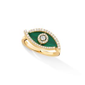 Gelbgold, Ringe, Messika Lucky Eye Malachit Ring 12954-YG