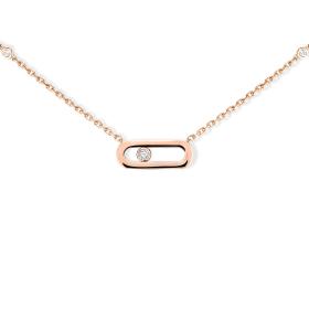 Roségold, Halsschmuck, Messika Move Uno Gold Kette 10053-PG