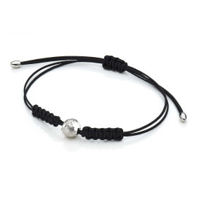         Edelstahl, Armschmuck, Schmuckwerk Textilband Meine Welt OA480-ST-9