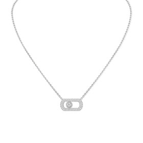         Weißgold, Halsschmuck, Messika So Move Halskette 12945-WG