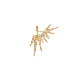         Gelbgold, Ohrringe, Ole Lynggaard Copenhagen Funky Stars 9-Zackiger Einhänger A3100-401