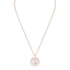 Roségold, Halsschmuck, Messika Lucky Move MM weißes Perlmutt 10834-PG