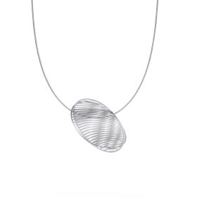 Platin, Halsschmuck, Niessing Mirage Anhänger oval  N333050-50mm-pt
