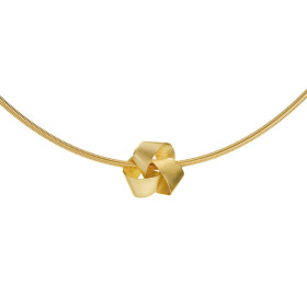         Gelbgold, Halsschmuck, Niessing Papyr Anhänger  N183090-4mm-cy