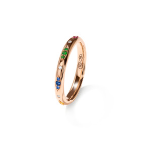         Roségold, Ringe, Tamara Comolli GYPSY Bandring Pavé 'Candy' R-Gyp-B-CanP-rg