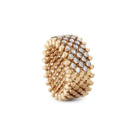 Roségold, Ringe, Serafino Consoli Brevetto Multi-Size Ring, Ref: RMS 7HM2 RG WD