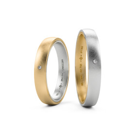         Niessing Tango Trauringe N181030-3.5mm-1br-nature-pt-cy