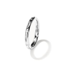 Ringe, Weißgold, Tamara Comolli GYPSY Bandring Classic R-Gyp-B-Cl-wg