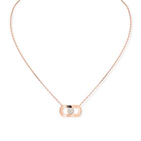 Roségold, Halsschmuck, Messika So Move Diamantkette 12944-PG