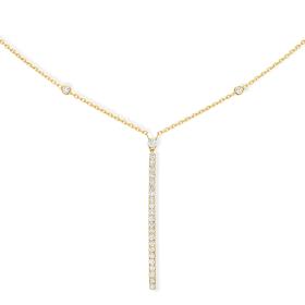 Halsschmuck, Gelbgold, Messika Gatsby Halskette 05448-YG