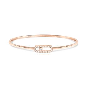 Armschmuck, Roségold, Messika Move Uno Flex Armreif 12057-PG