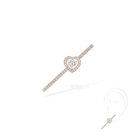 Roségold, Ohrringe, Messika Einzelner Joy Coeur-Ohrring  11433-PG