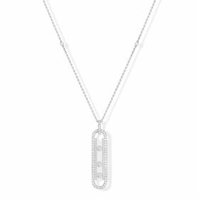 Weißgold, Halsschmuck, Messika Move 10th Diamantkette 10032-WG
