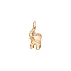 Halsschmuck, Gelbgold, Ole Lynggaard Copenhagen Circus Elephant Bead A1383-401