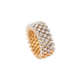 Ringe, Roségold, Serafino Consoli Brevetto Multi-Size Ring RMS 5H2 RG WD