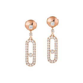Roségold, Ohrringe, Messika Move Uno Stud Ohrhänger 05631-PG