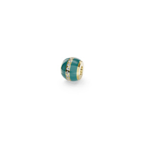Gelbgold, Halsschmuck, Niessing Colette C Diamond Setario Hold Anhänger, Ref: N422986-emerald-green-cy