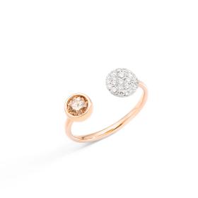 Ringe, Roségold, Pomellato Ring Sabbia PAC3050O7WHRDB0BR