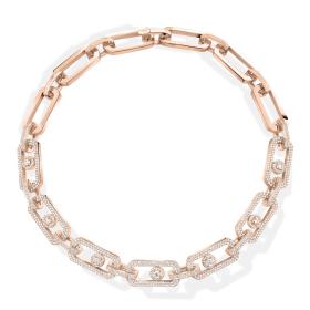 Roségold, Halsschmuck, Messika So Move XL Diamantkette 13079-PG