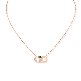         Roségold, Halsschmuck, Messika So Move Diamantkette 12944-PG