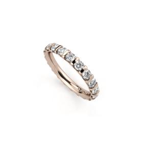 Roségold, Ringe, Niessing Memory Ring N331951-0.07ct-gvs2-gloss-rw