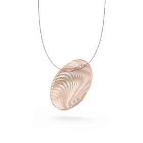 Roségold, Halsschmuck, Niessing Mirage Anhänger oval  N333050-80mm-rw