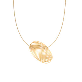         Gelbgold, Halsschmuck, Niessing Mirage Anhänger ovale Form N333050-50mm-velvet-cy