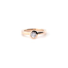 Roségold, Ringe, Juwelier Michels SPARKLING Ring 0,5 Karat Roségold SR-050-RO