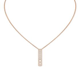 Roségold, Halsschmuck, Messika My First Diamond Halskette 07520-PG
