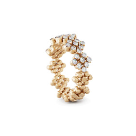 Roségold, Ringe, Serafino Consoli Brevetto Flower Multi-Size Ring, Ref: RMS FL H2 RG WD