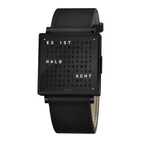 Unisex, Qlocktwo W35 BLACK STEEL – ARMBANDUHR QLOCKTWO W35 BLACK STEEL